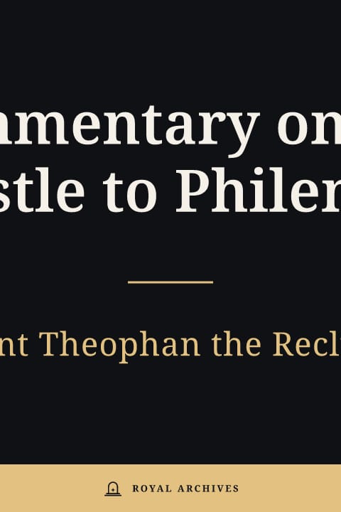 Cover of Commentary on the Epistle to Philemon